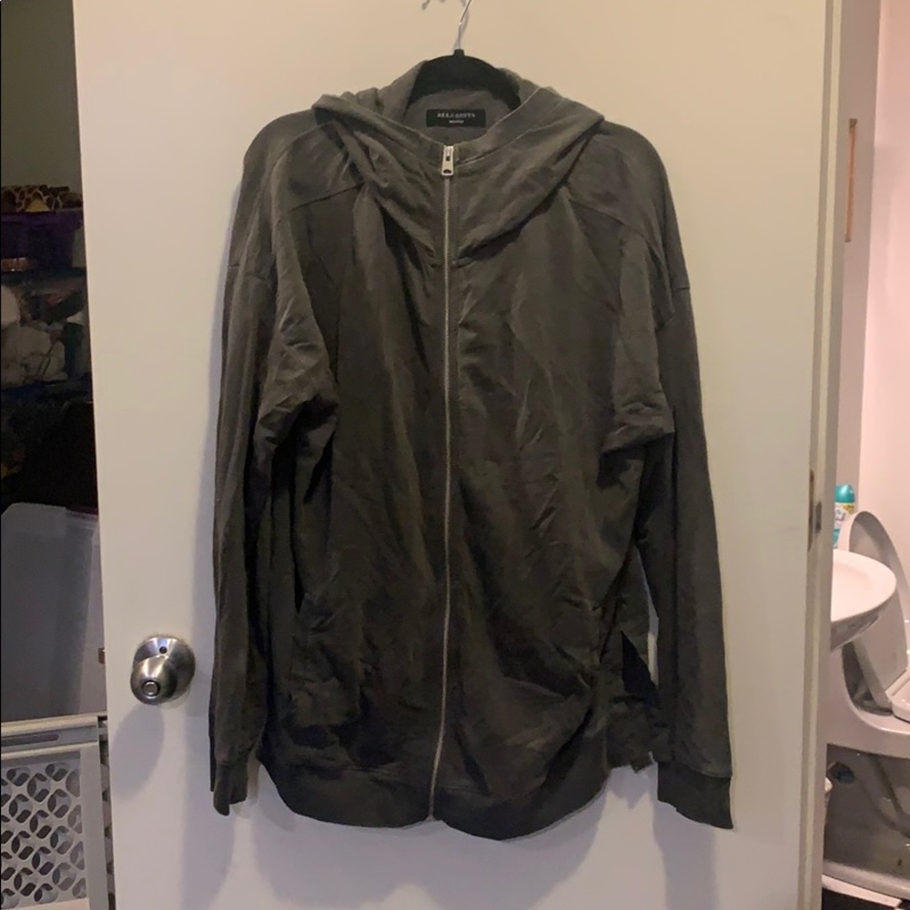 All Saints zip hoodie